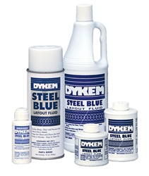 Dykem Steel Blue Layout Fluid Aerosol 12 Oz